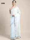 Finland By Astita Festival Wear Linen With Latkan Saree Wholesale Market Surat